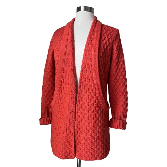 Brixon Ivy Stitch Fix Cable Chunky Knit Faux Cashmere Knit Duster Cardigan M - Picture 6 of 16